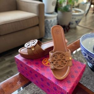 Authentic Tory Burch wedge sandals